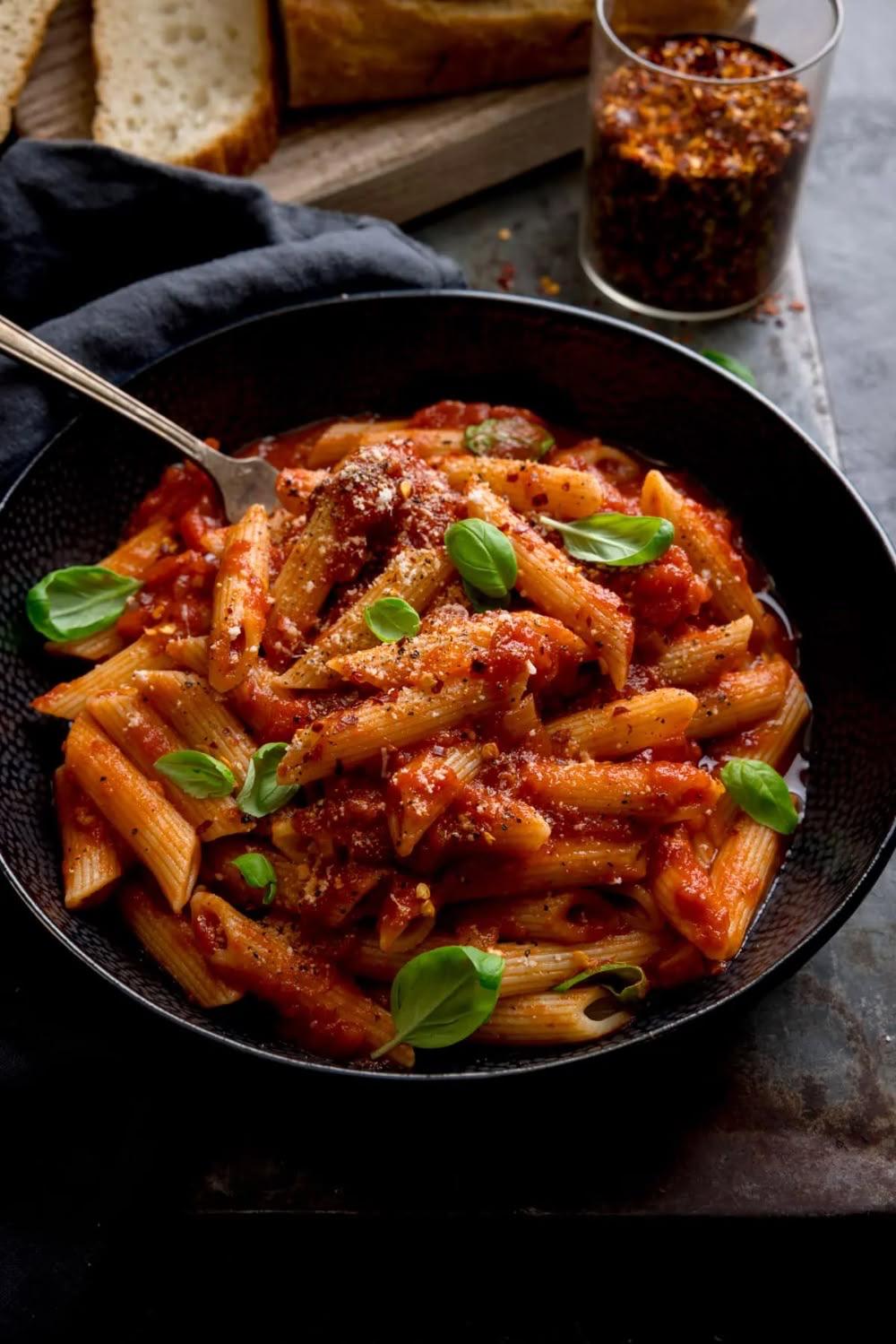 penne arrabiata